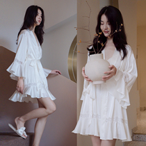 WakeUp Awakness) Original Designer True Silk Mulberry Silk Elegant Sweet And Beautiful Bridal Bridal Nightgown Sleepwear Suits