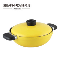 Shanni IHC constant temperature binaural frying pan household wok stew pot non-stick pan oil-free gas cooker induction cooker Universal
