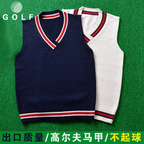 golf vest women Spring and Autumn Sweater knitwear thin base shirt sweater golf ball clothes
