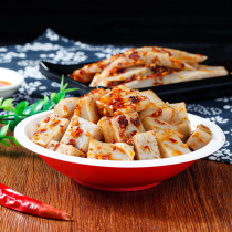 Goumen front buckwheat noodles bowl Tuan Tuo 160g10 bowl is food Luliang bowl bald Shanxi specialty snacks Liulin bowl tray
