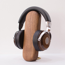 Headphone stand Black walnut solid wood ear rack Head-mounted wooden headphone rack Simple display rack pylons