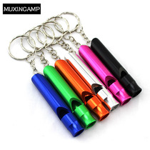 Outdoor camping life-saving whistle aluminum alloy whistle survival equipment earthquake survival competition training whistle large