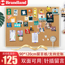 brandland cork board photo wall message board note board advertising board background wall bulletin board 90120 customized