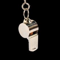 (2 pieces) Butterfly small bronze whistle metal whistle referee whistle lifesaving whistle nuclear whistle wood
