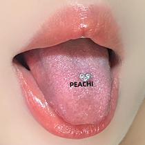PEACHI Mini Love Tongue Nails 1 2 Root Rod Titanium Steel exquisite zirconium piercing jewelry