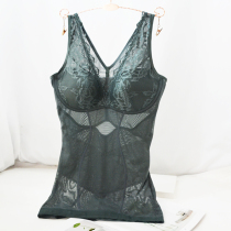 Yalandu vest underwear womens belt chest pad one summer thin half with bra long abdomen