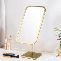 High-end jewelry store desktop mirror counter special desktop stainless steel free installation hotel glasses shop makeup mirror