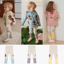 2022 Spring Summer New Pint Small Thatch Boy Girl Girl Han Edition Cartoon Pattern Collage 100 Hitch Underpants