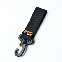 Rotatable nylon tactical keychain ring car key fob PSK survival keychain