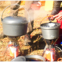 Hot Maple Feast Outdoor cauldron Multi-person Camping Picnic Parent-Child Self-driving Rice Pot