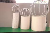 Rain mouth anti-blocking net cover roof rain bucket net gutter 160pvc pipe fittings accessories rain cap pvc