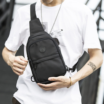 Tide Minimalist Chest Bag Male Tide Card Single Shoulder Diagonal Satchel Men Sports Backpack Leisure Small Difference Bag Hanging Bag