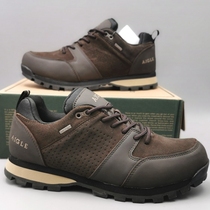 European and American original single fully waterproof outdoor hiking shoes heavy hiking shoes full leather outdoor shoes anti-puncture outsole mens shoes