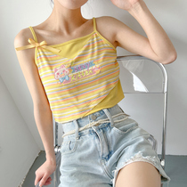 Original Mori Female Tribe Sexy Cat Small suspender summer wear striped vest cute clothes womens new style