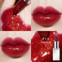(Official)Big name TF lipstick silver tube 18 flash ruby color 04 05 07 moisturizing lipstick gift box