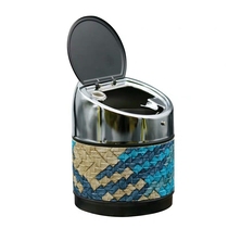Creative Home Automatic Slingshots With Lid Ashtrays Large Size Small Number VEHICLE SEAL EASY TO CLEAN METAL ASHTRAYS