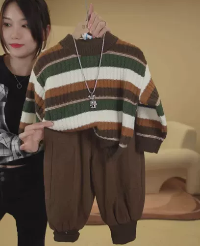 Детский зимний свитер, в корейском стиле
