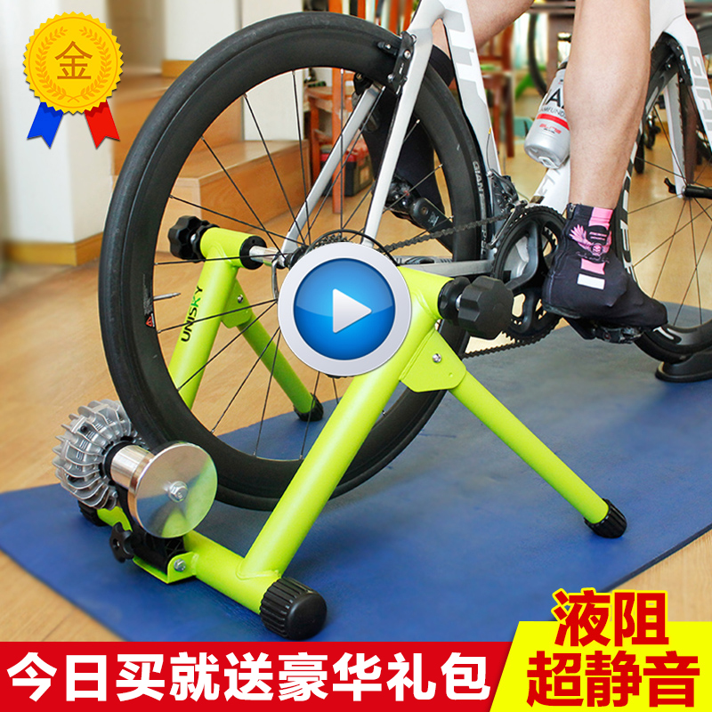 Intelligent Mute Training Platform for Magnetoresistance Power of Mountain Bike on Road with Hydraulic Resistance Cylinder in Bicycle Indoor Platform