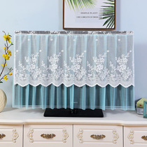 Liquid crystal TV cover dust cover lace TV set boot up without taking 55 inch 65 Hanging Curved Table Cover Cloth