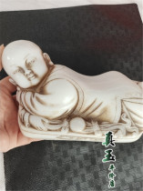 Warring States Qianlong year-made Xiuyu antiques Jade Jade antique high ancient jade old boy pillow old objects
