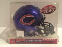 NFL Riddell Mini Rugby Helme Helmet Edition Limited 2000 Chicago Bear Rare
