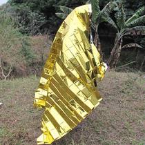Eagle outdoor-ultra-portable emergency blanket rescue blanket insulation blanket (gold silver double-sided)