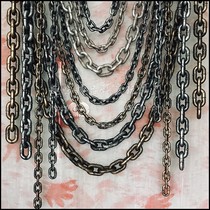 Halloween haunted house secret room props film and television torture tool simulation chain bar decoration plastic prisoner chain toy