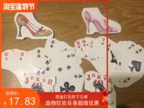 Rare shaped poker heels poker collection poker foreign custom poker recommendation