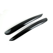  Suitable for 08-12 Golf 6 Golf 6 modified bright black resin lamp eyebrow height six headlights eyebrow stickers