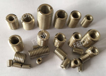 Iron nickel-plated inner and outer teeth nut screw sleeve repair inner and outer sleeve conversion threaded joint