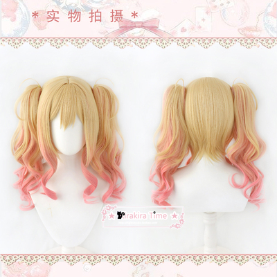 taobao agent [KT] The World Plan color stage Tianma 咲 cosplay wig simulation scalp double ponytail