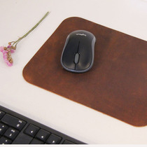 Li Gui Lan Tang First layer cowhide crazy Horse skin mouse pad Game mouse pad smooth and smooth can be customized size