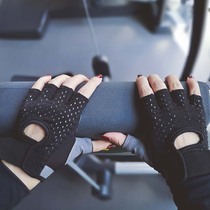 Sports Gloves Women Fitness Half Finger Gloves Anti Slip Protection Palm Yoga Running Dew Back Outdoor Riding Gloves