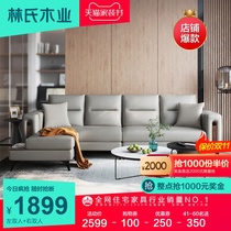Lins wood modern simple technology fabric sofa noble concubine living room light luxury furniture combination 2021 New S087