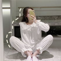 Autumn Winter Pyjamas Women Suit Plus Suede Thickened Flannel Princess Wind Coral Suede Sweet and cute suit Home Home Clothing
