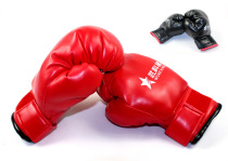 ★Sanda martial arts fighting training boxing kit Wu Kexing adult boxing gloves thickening