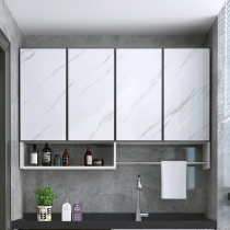 Space aluminum hanging cabinet light luxury wall cabinet wall cabinet wall cabinet toilet storage cabinet balcony bathroom wall cabinet