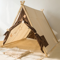 Spades House ins milk coffee series canvas triangle tent boys and girls game house children photography props