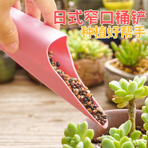 New bucket shovel long head narrow shovel succulent plant filling shovel soil meat planting tool color horticultural shovel