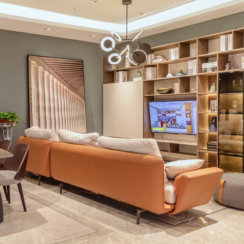 意风京奢客厅套餐 百达翡丽沙发 简爱茶几