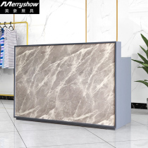 Beauty imitation marble clothing store bar womens clothing store cashier counter simple modern company front desk reception desk