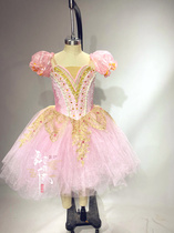 Giselle childrens princess dance dress costume Dance puffy yarn skirt suspender female fairy ballet performance costume