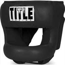TITLE FACE PROTECTOR beam protection leather boxing Muay Thai helmet