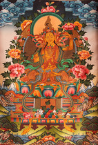 Yongzhong Benben teaches Donka Big Cited Mother Fossa Eisan high-definition printed fabric brocade and framed to teach Donka