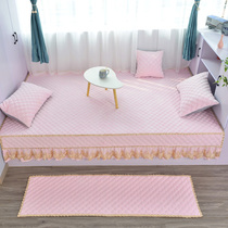 Milk velvet tatami sheets for winter meter bed cover thick non-slip can be customized Kang cover one bed skirt