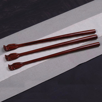 Indian small leaf red sandalwood itching mahogany massager grasping back Meridian solid wood home old man Music to send elders