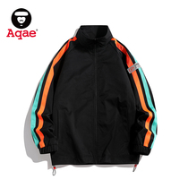 Great God recommends discount exquisite products preferably Aqae tide brand new spring and autumn couples casual jacket coat men