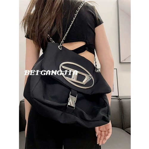 Оригинальная вместительная и большая сумка через плечо, цепь