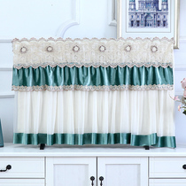 New European lace embroidered TV dust cover 55 inch LCD TV cover home living room TV cover