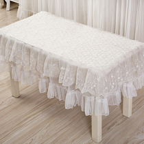 European lace piano stool set simple thick lifting piano stool set make up stool set rectangular dressing table stool set